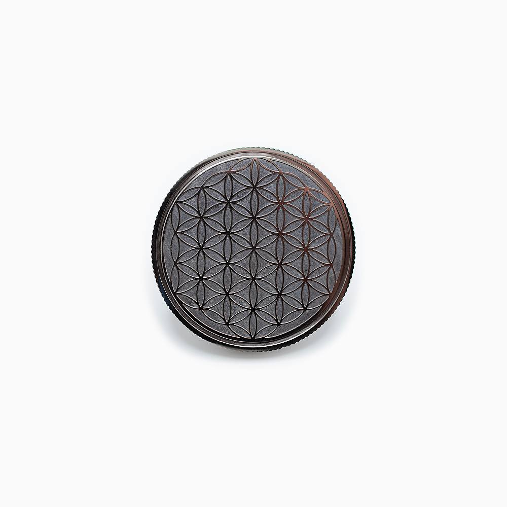 Flower of Life Meditation Coin Stainless Steel