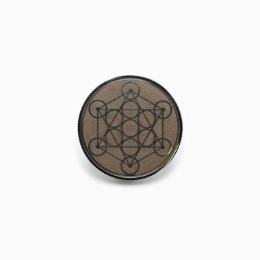 Metatrons Cube Stainless Steel Meditation Coin