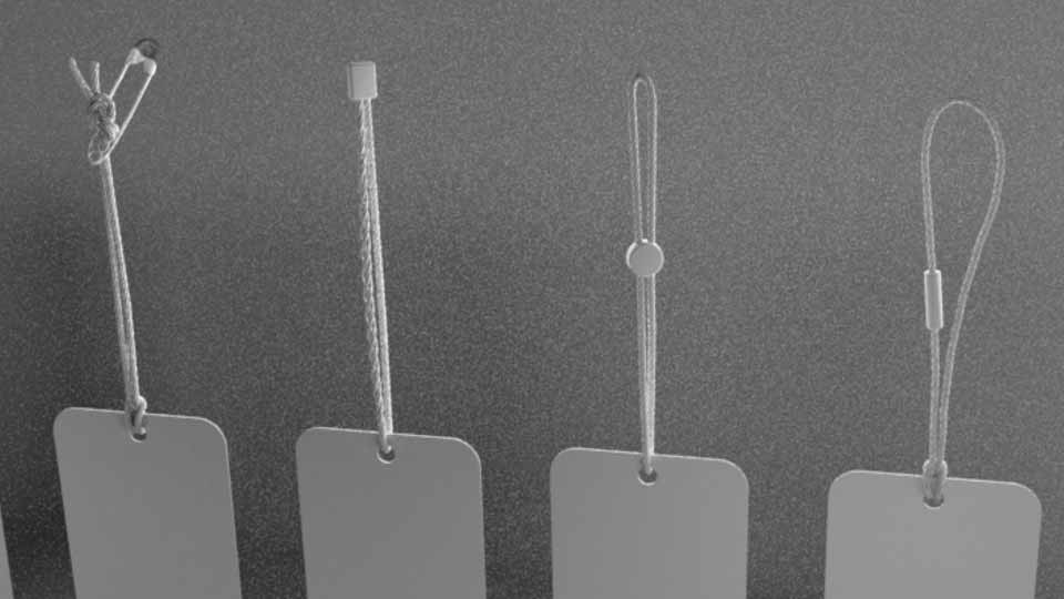 Hangtag 3D study Hangtag 3D study
