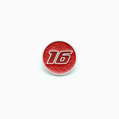 Number 16 Charles Leclerc Metal Alloy Pin