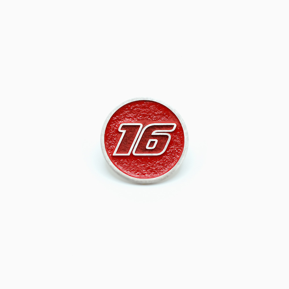 Number 16 Charles Leclerc Metal Alloy Pin Number 16 Charles Leclerc Metal Alloy Pin