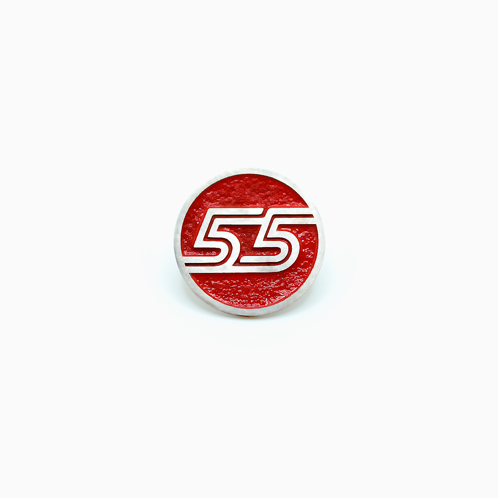 Carlos Sainz Number 55 Red Metal Alloy Pin