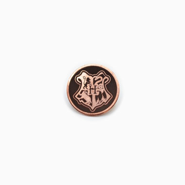 Harry Potter Hogwarts Crest Copper Pin