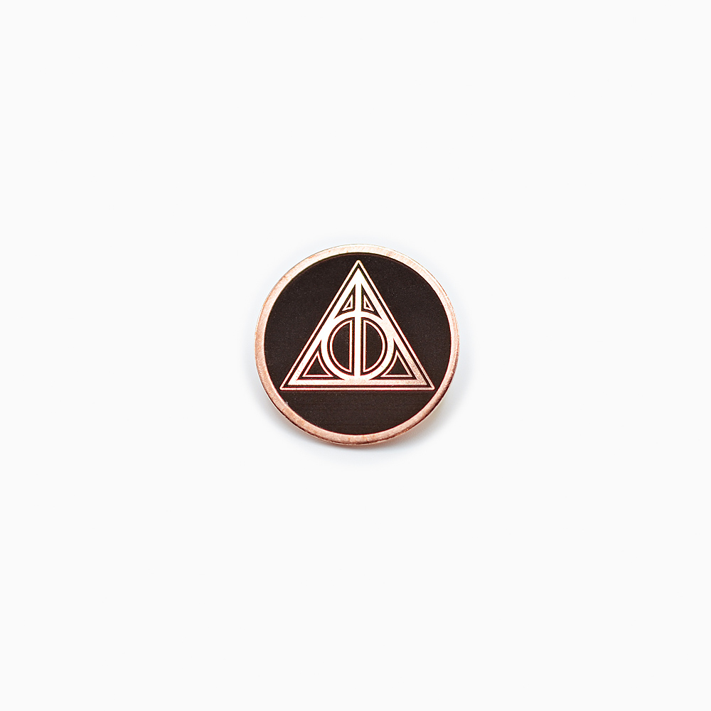 Harry Potter Deathly Hallows Symbol Copper Pin