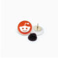 Reddit Metal Alloy Pin Front and Back Pin Clasp