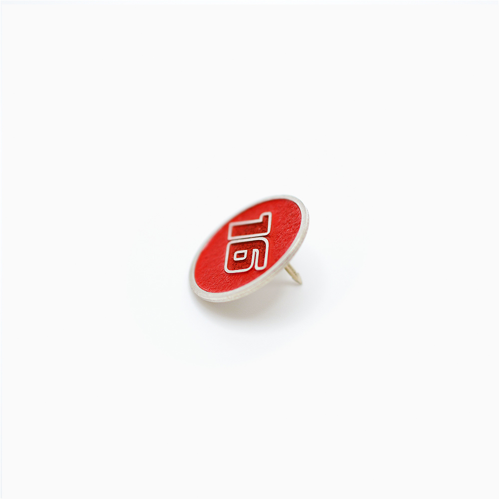 Number 16 Charles Leclerc Metal Alloy Pin Side View