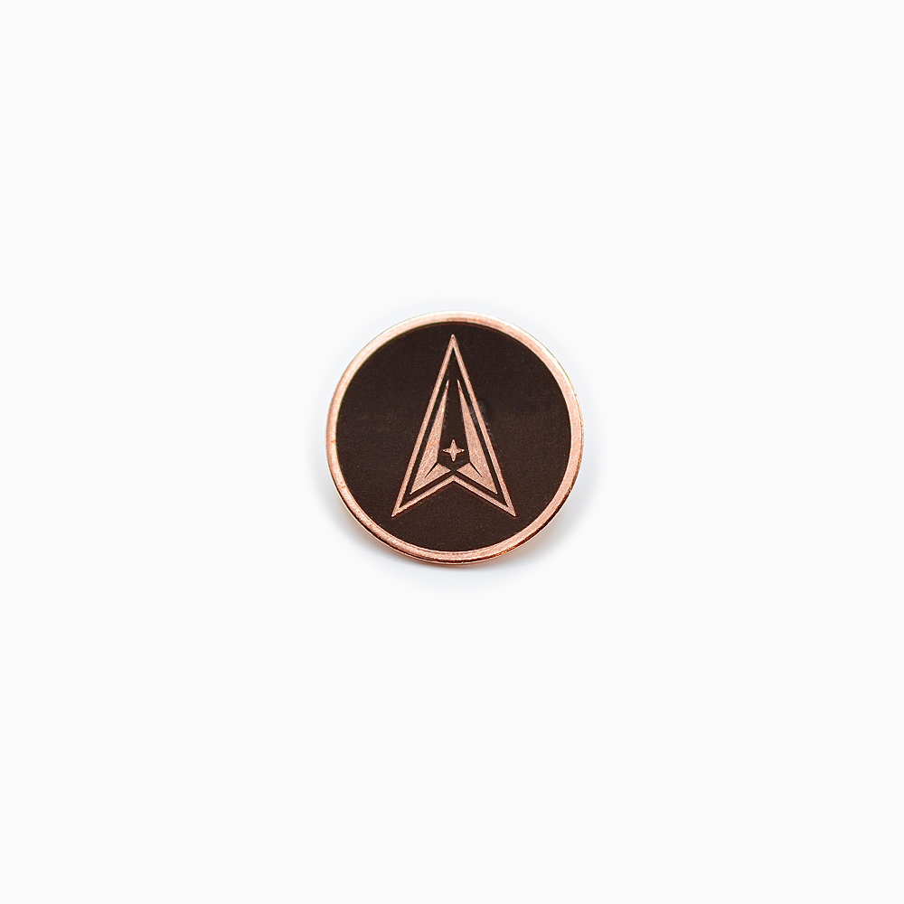 United States Space Force USSF Copper Pin